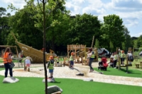 Pittville Park play area preview day