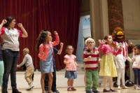 children dancing