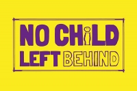 No child left behind campaign logo