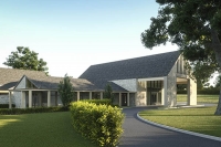main chapel at Cheltenham cemetary and crematorium