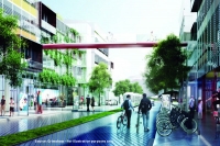Artist impression of a research park