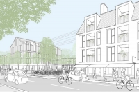 Artist impression of how the cyber garden community could look
