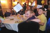 Children at awards ceremony for No Child Left Behind awards in 2020