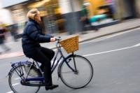 lady cycling