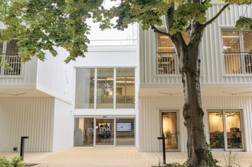 Entrance to the MX building