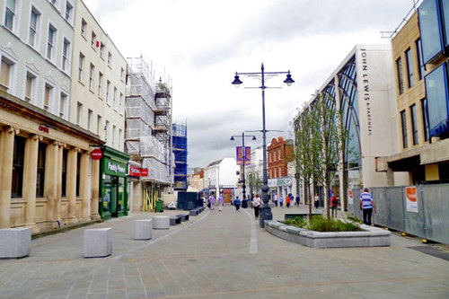 High Street after improvements
