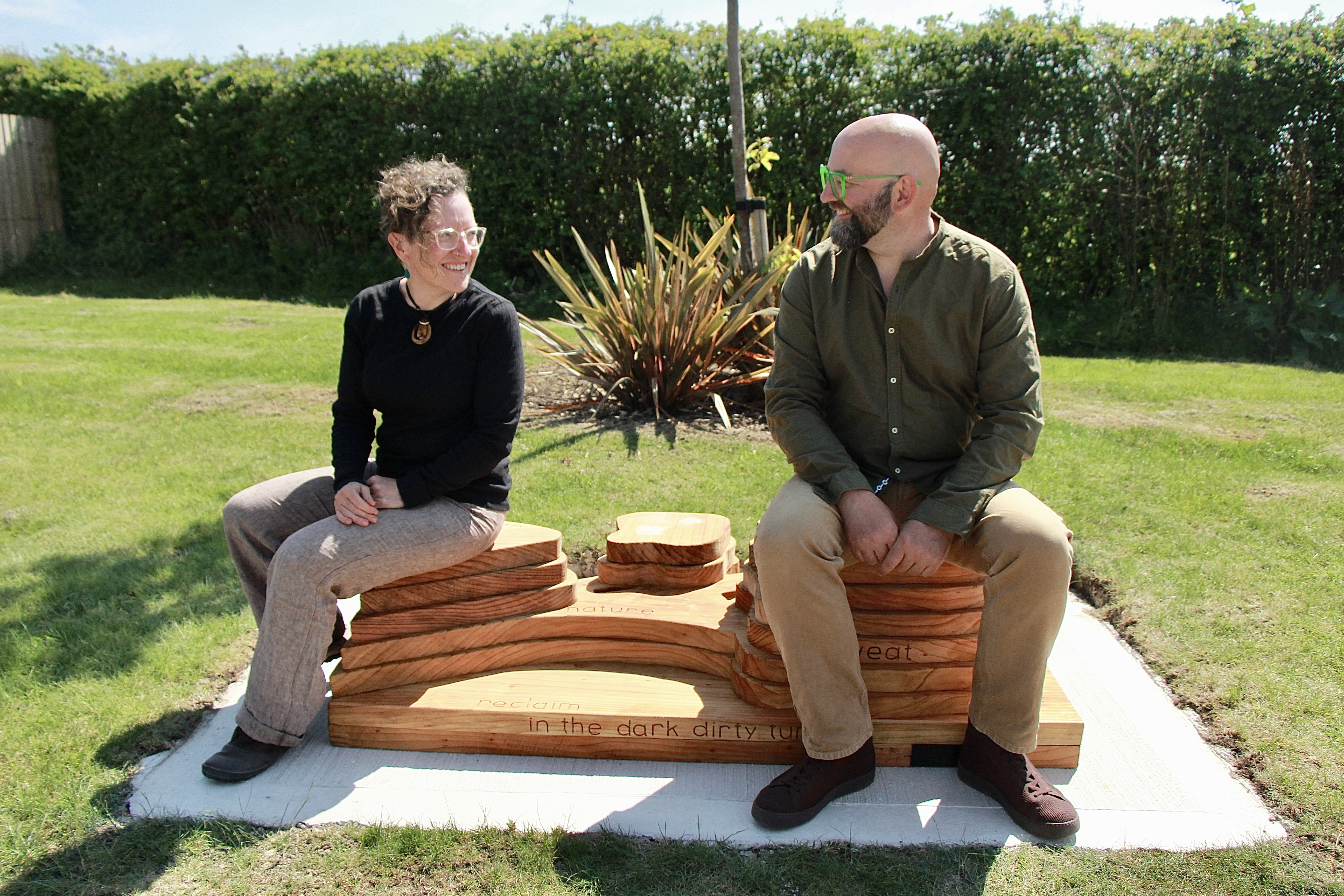 (Left To Right) Kim Neith Thompson And Rob Neith Nicholson