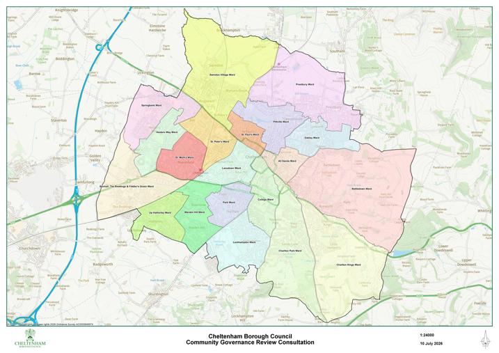 Borough wards map