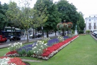 flowers in Long Gardens on Cheltenham's Promenade