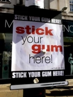 gum target in Cheltenham High Street