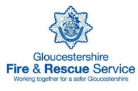 Logo for the Gloucestershire fire and rescue service