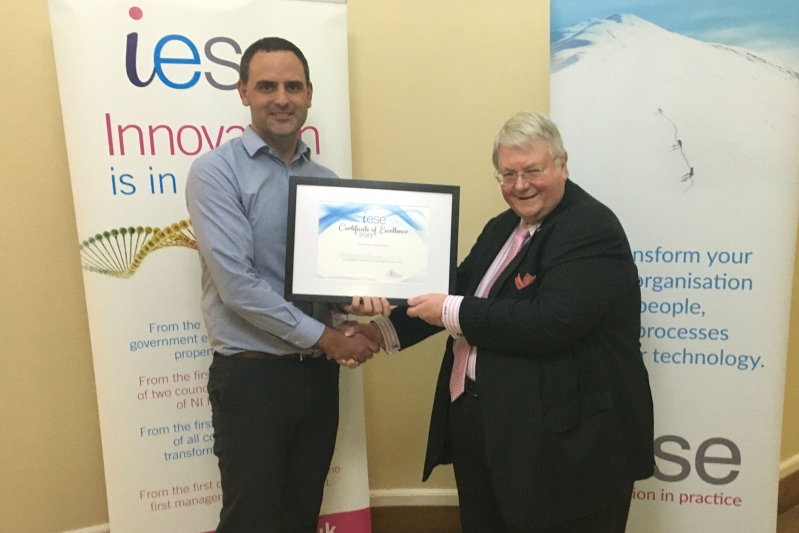 council's licensing team ges certificate of achievement