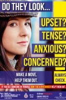 Poster campaigning against sexual violence