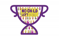 No Child Left Behind trophy