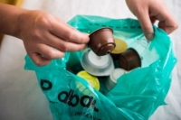Used coffee pods being disposed of using Podback scheme