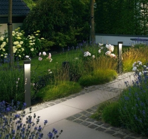 Minster gardens path lighting example 1